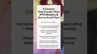 HTV tips, craft tips for using heat transfer vinyl #heattransfervinyl #crafts #handmade #diy