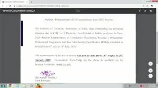 CS EXAMS POSTPONED AGAIN.