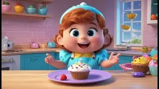 Непослушный кекс выпрыгнул из духовки | Детские песенки и стишки для малышей