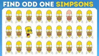Find the odd one out - Simpsons Cartoon quiz game edition 30 levels