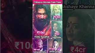 Chhaava Movie Cast Fees? #vickykaushal #akshayekhanna #rashmikamandanna #ashotoshraana #oopsupdate