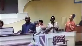 God is using the preacher to flow in the spirit!
