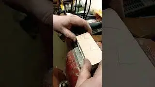 Fitting Chef Knife Handle Scales #knifemaking #knifemaker