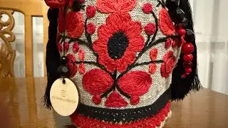 Складки на спідничці мотанки #мотанка #handmade 