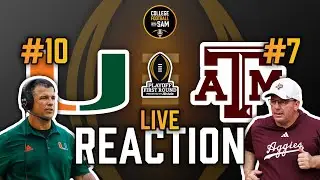 Miami vs Texas A&M College Football Playoff Live