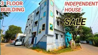 G+2 INDEPENDENT HOUSE FOR SALE IN VIZAG || 3 FLOOR BUILDING - 2 ROAD CORNER || A1197