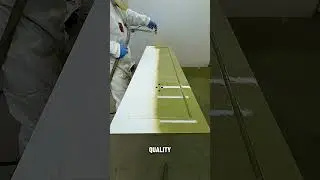 Professional Spray Painting Door Process | HVLP Spray Gun Factory Finishing Technique