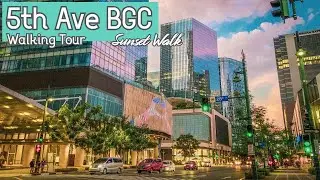 5th Avenue Bonifacio Global City (BGC) Walk before Covid Lockdown, Taguig, Philippines, March 2021