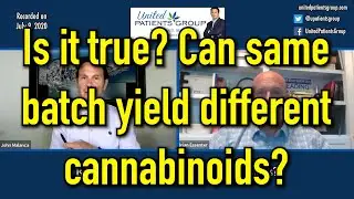 Pharmacist Brian Essenter: Is it true?  Can same batch yield different cannabinoids