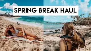 spring break try-on haul