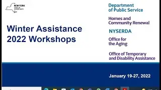 Winter Assistance Workshops 2021 22