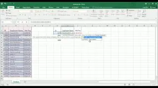 Vlookup in MS Excel 2016