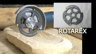 Profesjonalna tarcza do rzeźbienia Rotarex CARBtech RCT 115 Test rzeźbienie  misy