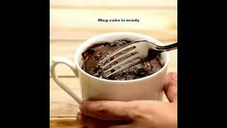 2 min Chocolate Mug Cake in Microwave #shorts #youtubeshorts #chocolatecake #urbanrasoi
