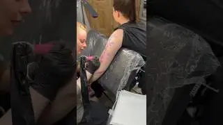 The way to Flower Tattoo #ink #newvideo #tattoo #inked #shorts #newvideo #inkartist