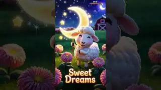 Sheep and moon🐑🌙  #cartoon #cute #funny #sheep #moon #happy #night #sweet #dream #farm #field