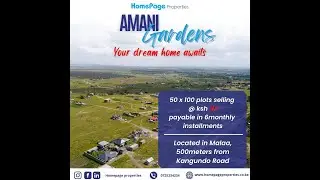 Amani Gardens Kangundo Road, 1/8th acre plots selling at Kes 1,000,000 only