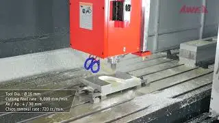 Hillary Machinery Yama Seiki by AWEA VP 6012  Bridge Type Machining Center