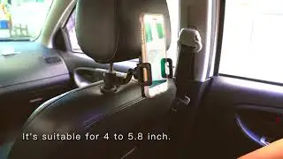 Hypersonic Headrest Cell Mount Mobile Holder For Car HPA594 #hypersonic #headrestholder #carholder