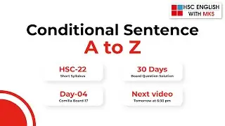 Conditional Sentence | A to Z | Full concept within 25 minutes | HSC |  Varsity admission