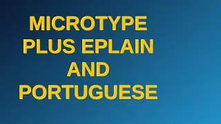 Tex: Microtype plus eplain and portuguese