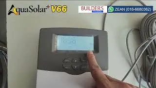 Aquasolar V66 Solar Water Heater with optional add on Automatic Controller (smart controller)