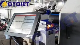 CYCJET LF30F Black HDPE  Fly Laser Printer/Laser Coding Machine/Laser Jet Printer/Laser Engraver