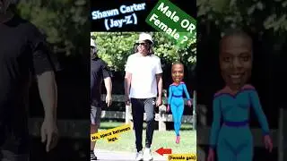 Shawn Carter - Jay Z, with a female skull and gait.