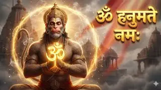 ॐ हनुमते नमः | शक्तिशाली हनुमान मंत्र | Om Hanumate Namah | Peace & Power Mantra
