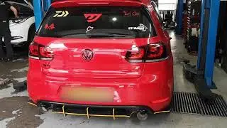Unitronic Turboback Exhaust Sound on VW Mk6 GTI