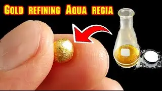 Gold refining use Aqua regia from Electronic scrap gold
