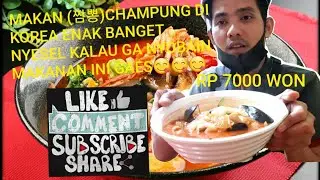 D3DI VLOG##  REVIEW MAKANAN DI KOREA (짬뽕)CHAMPUNG ENAK NYA  JOSS