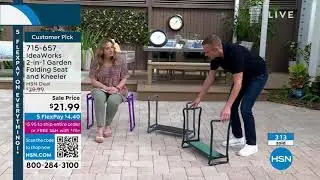 IdeaWorks 2in1 Garden Folding Seat and Kneeler