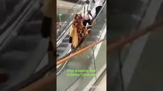 #shorts First shopping mall doula cameroon/Escalator disaster #shorts