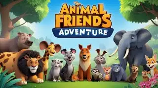 Animal Friends Adventure |Fun & Educational Song for Kids |Meet 10 Lovable Land Animals #animation