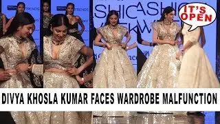 Yaad Piya Ki Aane Lagi Fame Divya Khosla Kumar faces wardrobe malfunction during LFW
