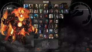 BLAZE Gameplay【Mortal Kombat Mugen】 4K 60ᶠᵖˢ