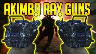 AKIMBO RAY GUN GLITCH! Mob of the Dead Zombies BO2 (Call of Duty Ghosts Main Menu Concept)