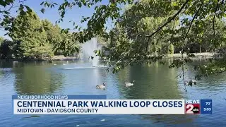 Centennial Park walking loop closes