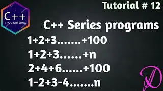 C++ programs to find sum of series using loop | Programming With Danish