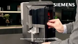 How to clean the brewing unit on Siemens EQ300 bean to cup coffee machine | Siemens Home UK