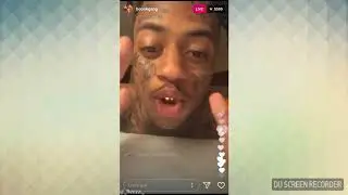 Boonk Gang Goes Live on Instagram with his fans.