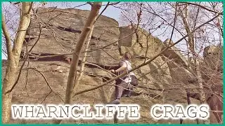 Bouldering at Wharncliffe Crags