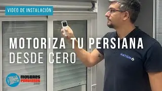 C&oacute;mo motorizar una persiana desde cero 🔧 | Motor MATISMO AMT35R con mando