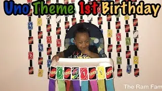 Uno Themed First Birthday