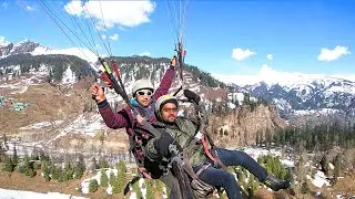 Paragliding in manali |  Paragliding in Solang Valley Fun Kullu-Manali | Himachal Pradesh