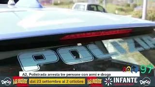 A2, Polstrada arresta tre persone con armi e droga