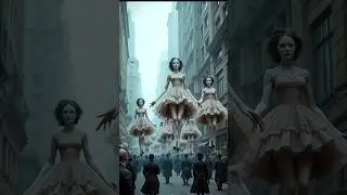 Bizarre Street Parade You Can't Unsee! 🤯 #Shorts #BizarreParade #AIHorror #LiminalSpace