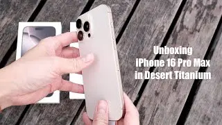 iPhone 16 Pro Max Unboxing with Bare Cases