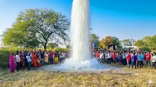 Borewell Drilling - 25 फीट पे खतरनाक पानी - 12Hp Motor | Coconut water checking Method | Borewells